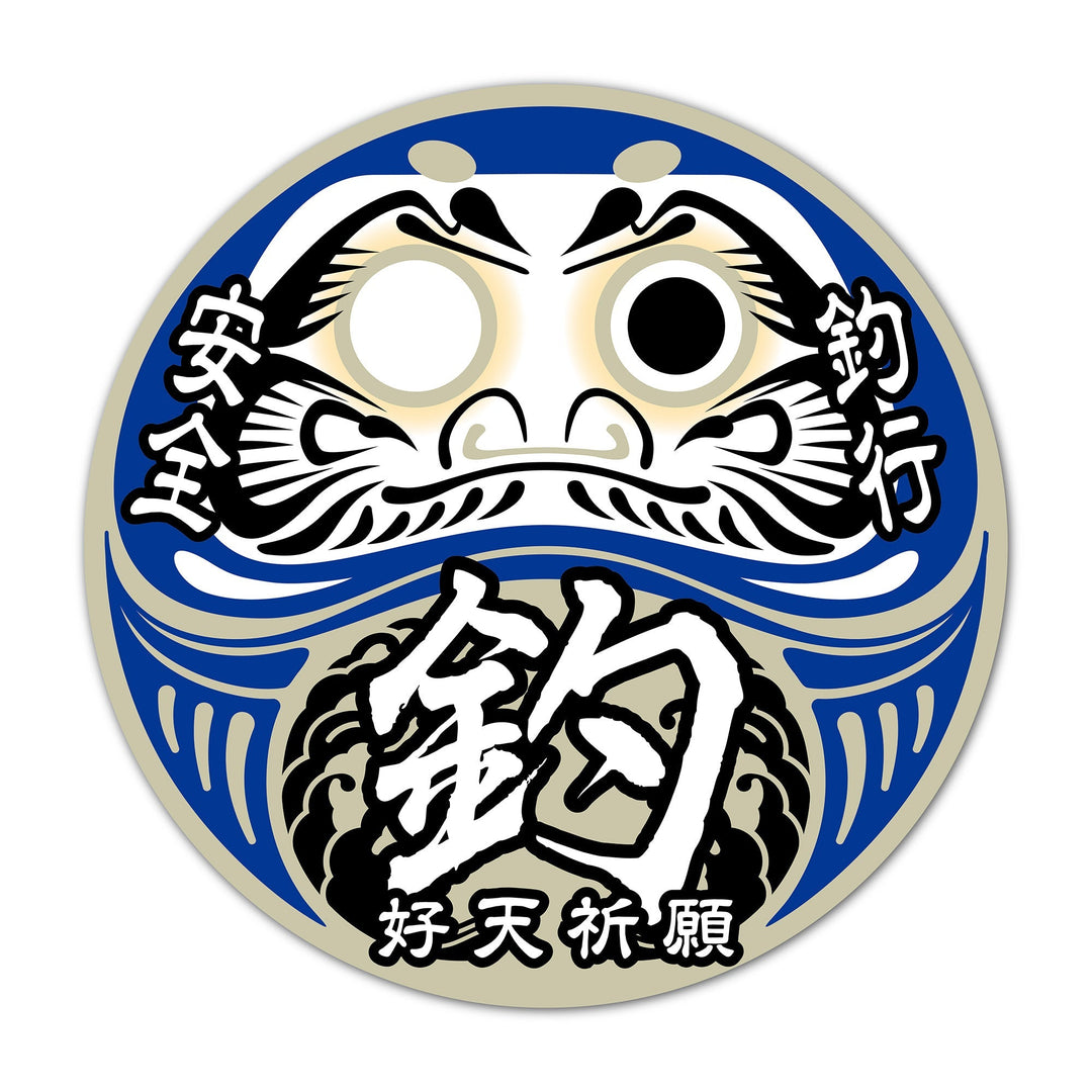 釣り支度に遊び心を。釣達磨ステッカーでタックルボックスを自分らしく
