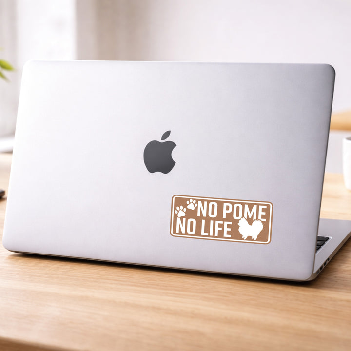 NO POME NO LIFE　(dogsticker0001pome)