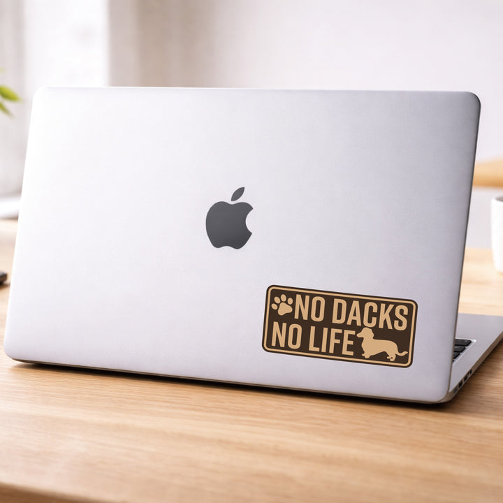 NO DACHS NO LIFE　(dogsticker0002dachs)