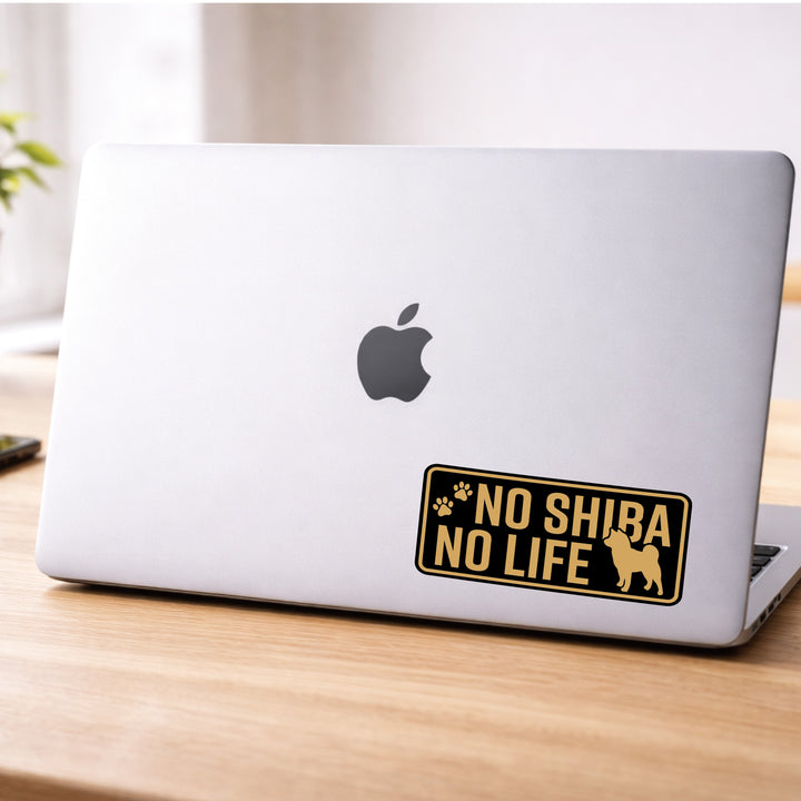 NO SHIBA NO LIFE　(dogsticker0003shiba)