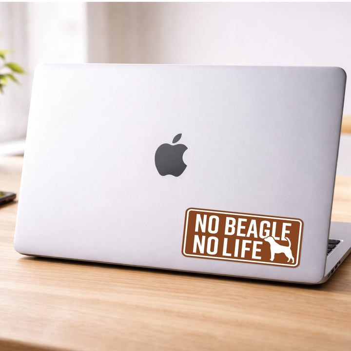 NO BEAGLE NO LIFE　(dogsticker0005beagle)