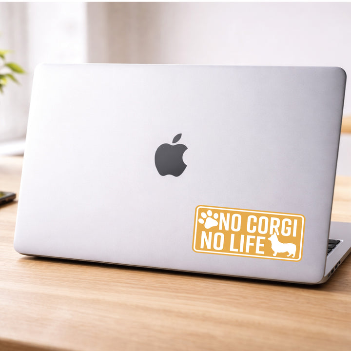 NO CORGI NO LIFE　(dogsticker0007corgi)