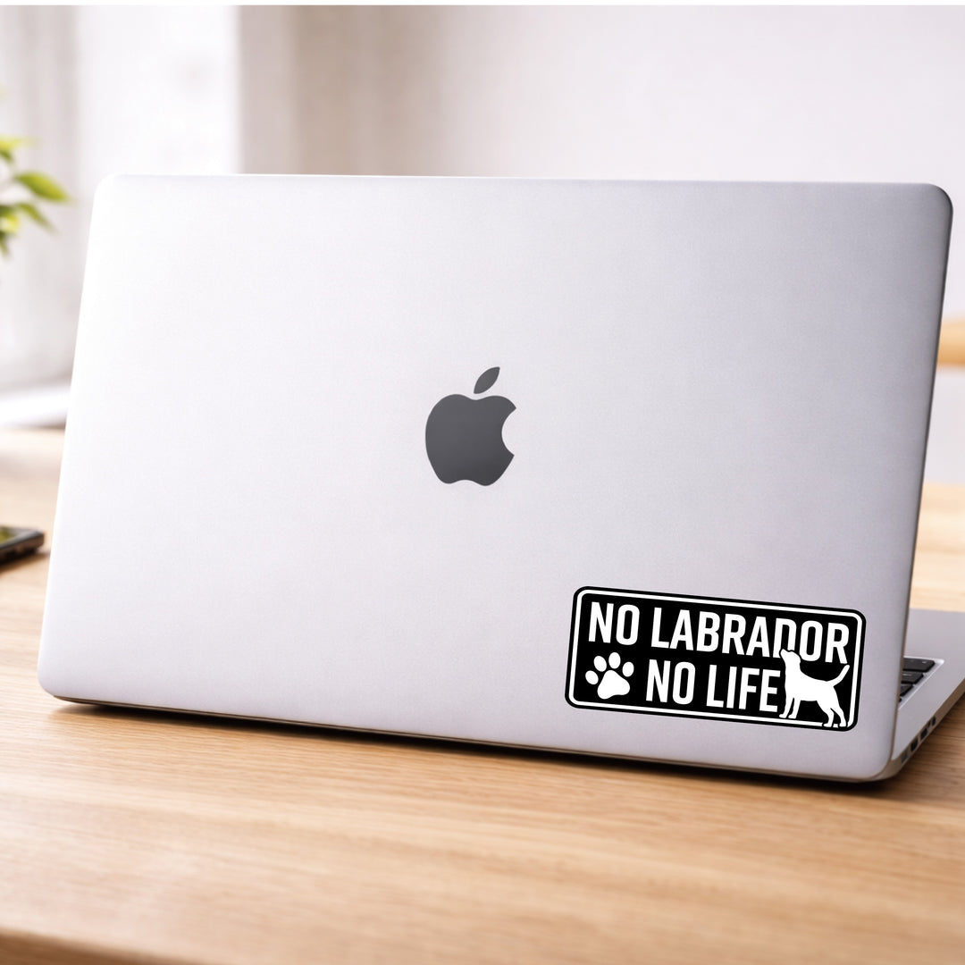 NO LABRADOR NO LIFE　(dogsticker0016labrador)