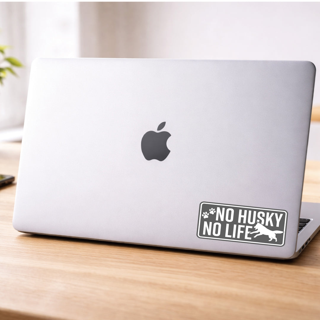 NO HUSKY NO LIFE　(dogsticker0017husky)